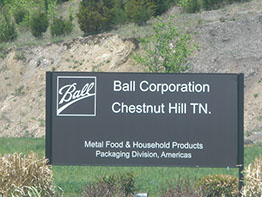Ball Corporation Sign